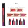 5 Colors Matte Velvet Lipstick Waterproof Sweatproof Lip Gloss Duration Colorfast Lipstick Non Stick Cup Lip Gloss Cosmetics